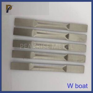 Stamping Evaporation Tungsten Boat For Resistive Evaporation Source Vacuum