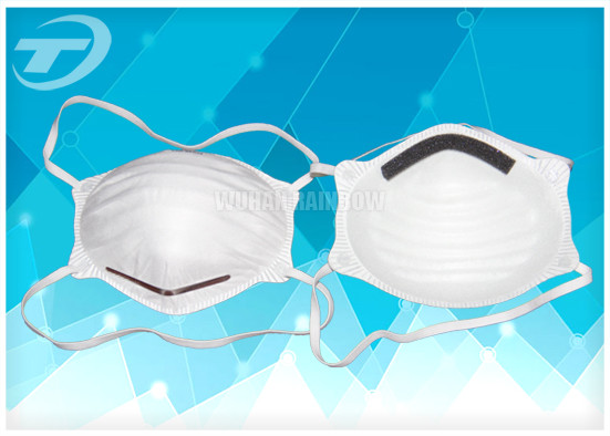Single Use Respirator FFP1 Disposable Face Mask With Valve / SBPP Fabric
