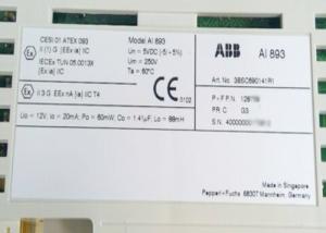 China AI893 PLC I/O Module 3BSC690141R1 S800 Analog Input TC/RTD Module on sale