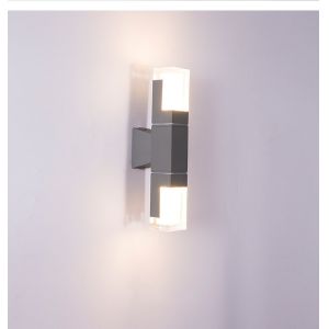 Nordic waterproof surface wall lamp modern minimalist led building lamp outside