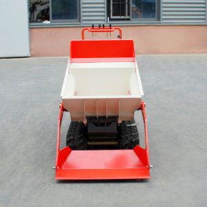 Agricultural Hydraulic Mini Dumper 800kg Small Manual Tracked Dumper Multifuncti
