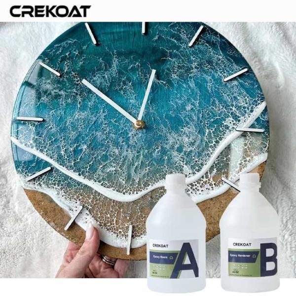 Quality Flawless Transparency Clear Epoxy Resin Forms A Robust Scratch-Resistant Surface for sale