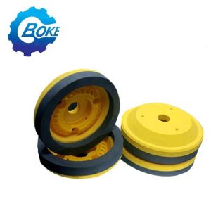 Yellow Cup Rearview Mirror Dedicated Resin Grinding Wheel For Glass Processing