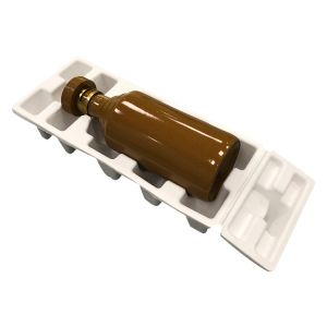 Molded Recycled Paper Tray Oilproof Biodegradable Cardboard Packaging