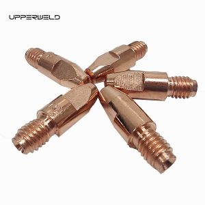 28mm Length M6 CRZR Material MIG Torch Contact Tip for Welding Consumables