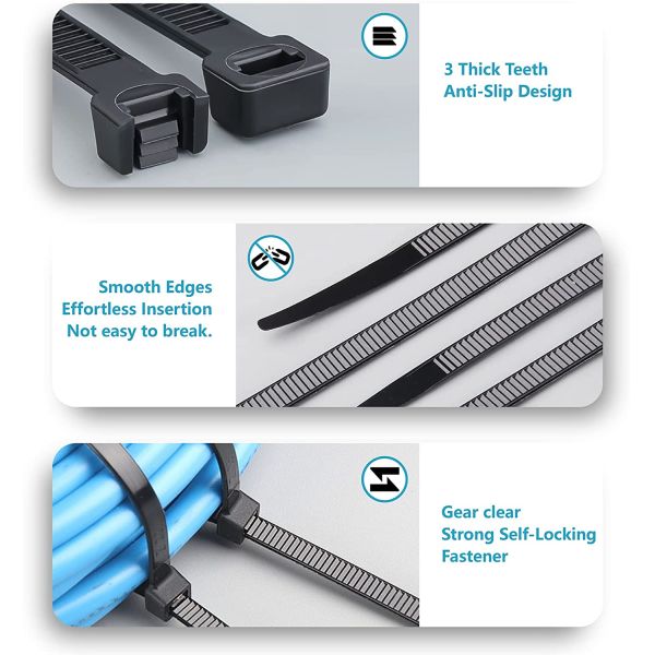 Plastic Colour Coded Cable Ties Versatile Secure High Durability