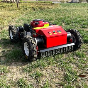 Gasoline Engine Electric Automatic Lawn Mower Automated Grass Cutting Machine