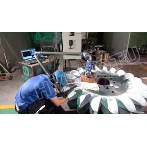 Two Nozzles Horizontion Pelton Hydro Turbine