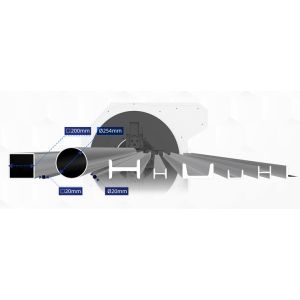 RAYCUS Tube Laser Cutting Machine with Yaskawa Servo Motor fiber laser tube