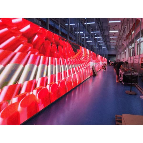 1.25 Pixel Pitch RGB LED Display with 10000 Hours Display Life Span and 600*337