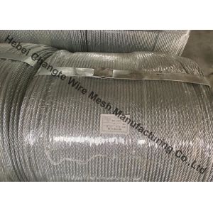 China 32mm 6X37 Non Alloy Bright Galvanized Steel Wire Rope on sale