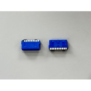 2.0mm Dual-Row 20-Pin IDC Female PCB Connector for Signal & Power Wire Harness