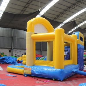 Custom Logo Printed Inflatable Bouncer and Slide Combo for Outdoor Activities