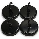 Super Strong Neodymium Magnet Holds 57 Lbs (26kg)! Carabiner Snap Hook & Split