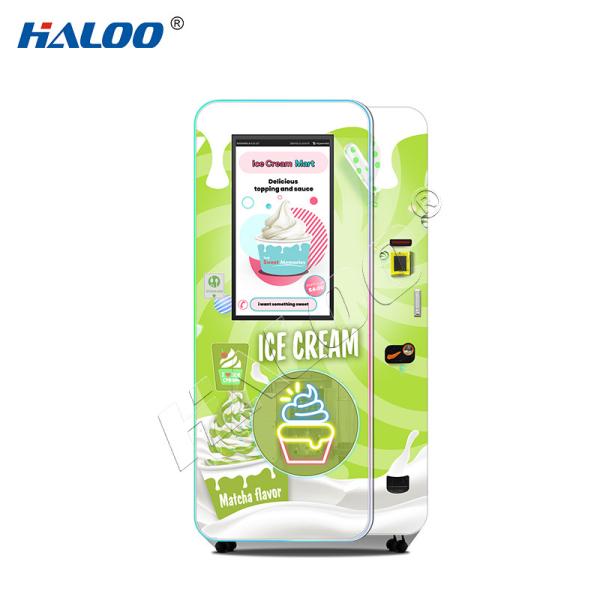 Haloo Vending Machine Manufacturer 32 Inches Advertisement Smart Touch Screen