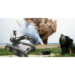 Dc24v 140kg Loading Capacity 150m Wireless Bomb Disposal Robot