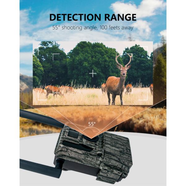App Remote Control GPS Trail Camera