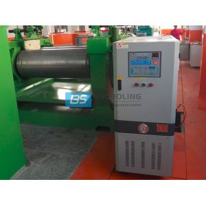 Thermal oil temperature control unit (TCU) for rubber opening mixing mill