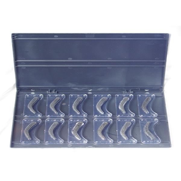 Non-toxic Transparent Professional Eyebrow Microblading Tool , Stamp 3D