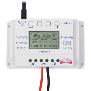 OEM LCD Display 20A MPPT 12/24V Solar Panel Battery Regulator Charge Controller