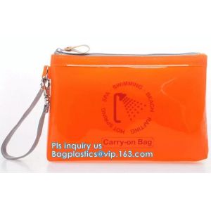 PVC zipper bag transparent plastic self-sealing bag socks plastic bag stationery