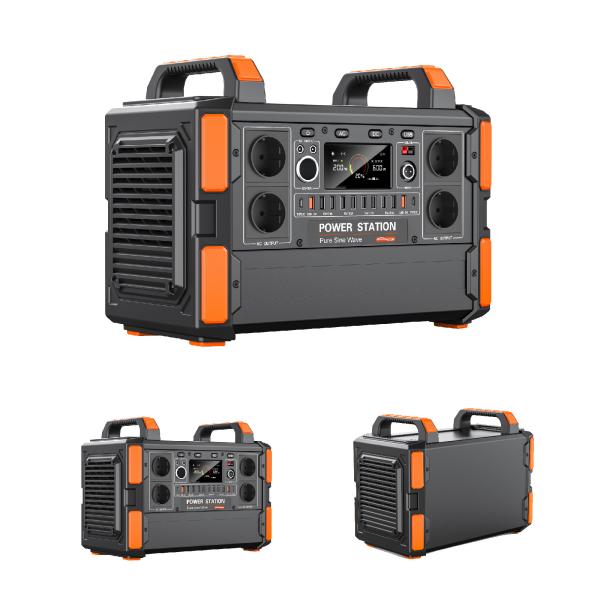 LiFePO4 Battery Portable Power Station 1200w For Multi Function Emergency Power