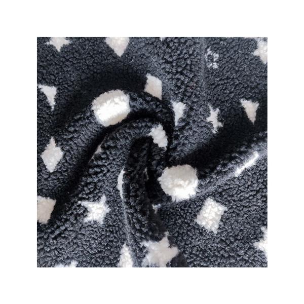 Knitted Polar Fleece Fabric Soft Comfortable 100% Polyester
