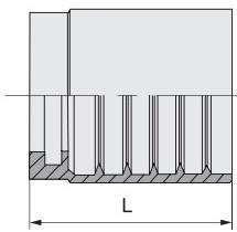 No-Skive Ferrule for SAE100r2at / DIN200222sn Hose00210-a