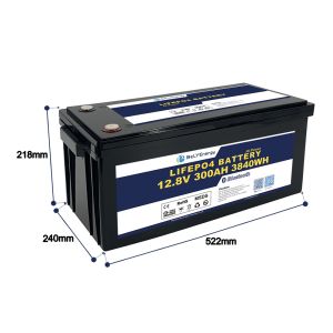 Wholesale Rv Bely Rechargeable 12V LiFePo4 Battery 300AH System Solar With Bluetooth from china suppliers