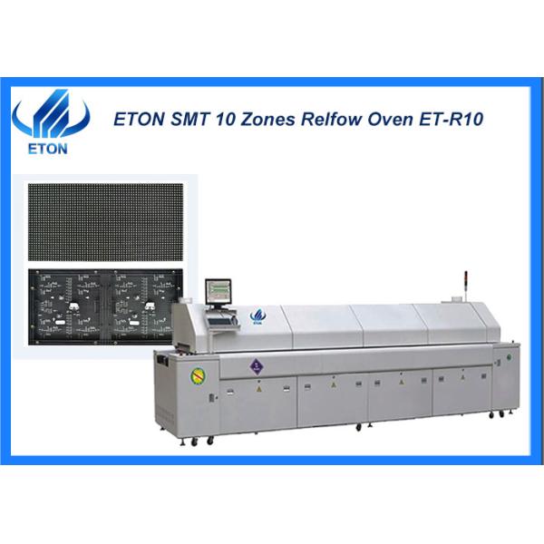 SMT line solution 10 zones for PCB soldering 3900MM Length of heating zone