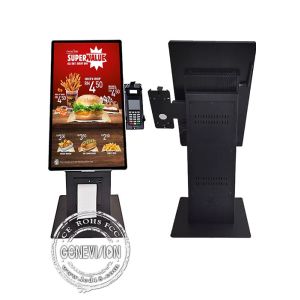 21.5" 15.6" Automation Order And Pay Self Service Touch Screen Kiosk With