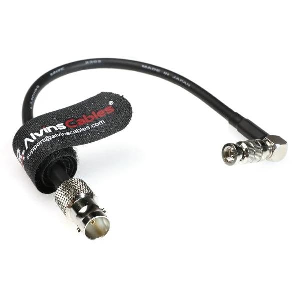 Alvin's Cables 12G Micro BNC to BNC Female Adapter Cable, High Density 4K UHD