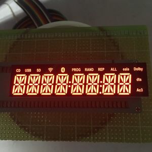 Bluetooth Audio Alphanumeric Led Display 8 Digit 14 Segment Ultra Red Easy