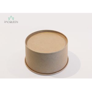 Round Takeaway Food Containers Grease Resistant With Transparent Window