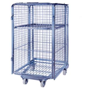 China Logistic Roll Container Foldable Wire Roll Cage Stell Roll Container on sale