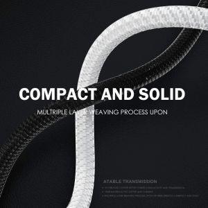 Sleeve Extension Cable 16AWG Extremely Soft Material Wire Sleeve Kit Black White