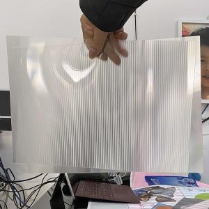 Wholesale 2021Hot sale 3D lenticular sheet clear PET Lenticular 75 lpi lens sheet 3D flip lenticular lens sheet from china suppliers