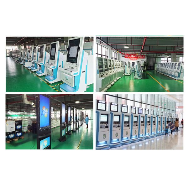 23.6" Vertical Screen Self Checkin Kiosk with 1920x1080 Resolution and Multi-OS Optional Software