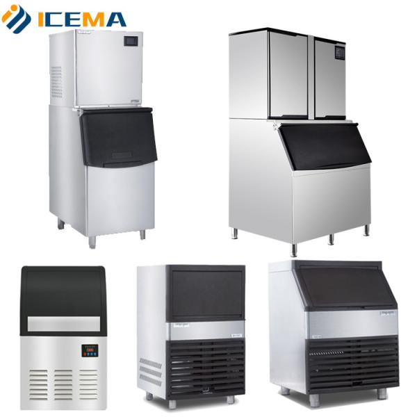 100kg/24h Commercial Ice Cube Machine 200kg/24h 400kg/24h 500kg/24h For Coffee / Bar / Hotels / Restaurant