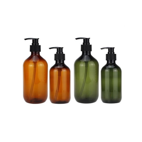 300ml 500ml Amber Green Black Soap Dispenser Bottles Refillable Shampoo Shower