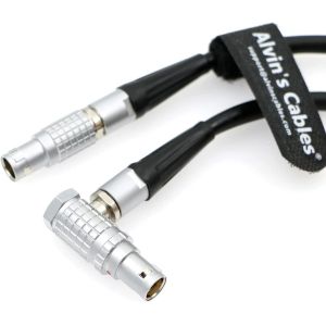Alvin'S Cables 6 Pin Male To Right Angle 6 Pin Female Power Cable For DJI Ronin