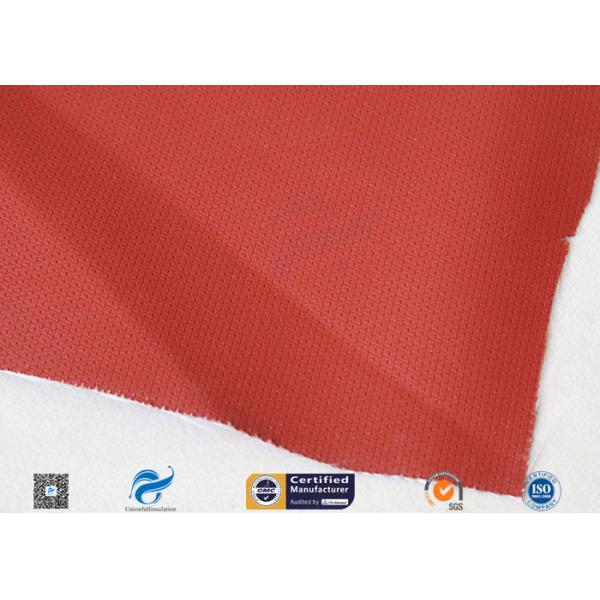 Red Silicone Coated Fiberglass Fabric 17OZ 0.45MM Foundry Splash Protection