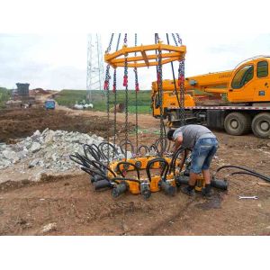 Professional Pile Cutting Equipment Hydraulic Pile Driver For Construction