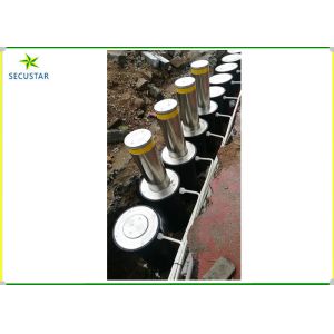 Remote Control Hydraulic Rising Bollards , Electric Retractable Bollards Height