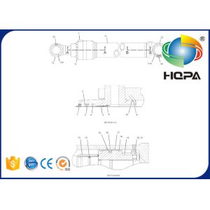 456-0200 4560200 Boom Cylinder Seal Kit For CAT Excavator