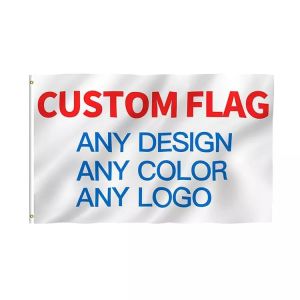 Advertising Thin Blue Line Flag 3X5ft 100% Polyester Custom Design Flags