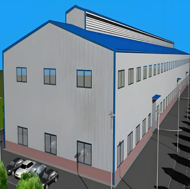 High-strength H-section Steel Structure Building with Corrosion Resistant Prefabricated Industrial Quick Installation