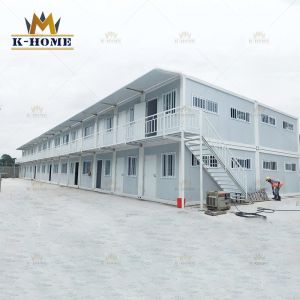 Double Floor Sandwich Panel House Prefabricated Labour Quarters