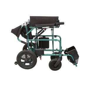 China Automatic Folding Power Electric Wheelchair with Strong Electromagnetic Brake and Carbon Steel Wheels on sale