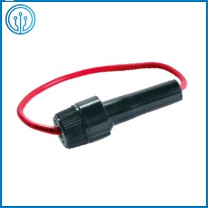 R3-32 Inline Fuse Holder For 5x20mm Glass Fuse 20A 250V / 6.35x31.8mm Ceramic